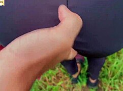 i can't resist this indian bhabhi's tight pussy creampie in nylons outdoors