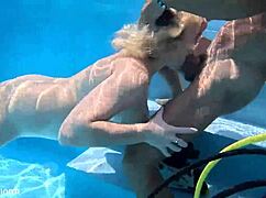 i'm drowning in ecstasy from underwater pussy fuck and golden shower facial