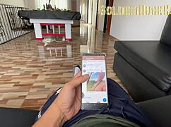 kristalbridge's deep throat pov on my huge cock is unforgettable sloppy blowjob