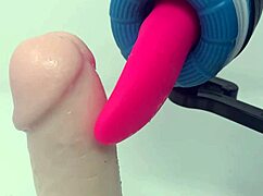 testing out this rubjoy robot fleshlight feels insanely real