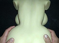 sally bent over desk takes doggystyle pounding ending in close-up creampie vagina fill