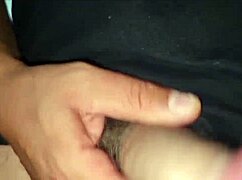 she gasps and moans over a huge cock close-up with massive cumshot