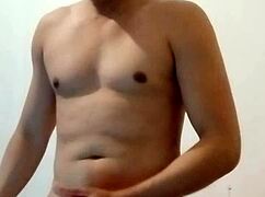 I couldn't help but masturbate alone in my friend's quiet room feeling that rush