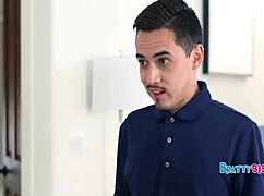 Ready to Spank Stepsis's Big Ass Then Pound Her Shaved Pussy Hard?