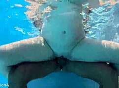 i'm drowning in ecstasy from underwater pussy fuck and golden shower facial