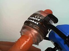testing out this rubjoy robot fleshlight feels insanely real