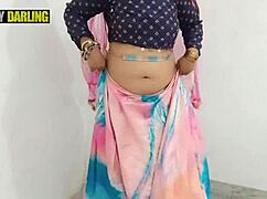 Punjabi chubby ambiya teases with nude dance and subtle seduction moves