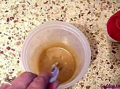 Goddess Preps Food and Toothbrush for Pathetic Piggy in Toilet Kink!