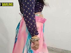 Punjabi chubby ambiya teases with nude dance and subtle seduction moves