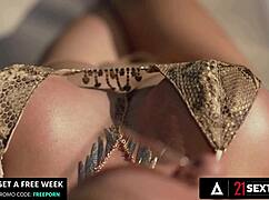 Kaisa Nord Screams Taking Two Cocks Deep in Her Tight Holes DP!