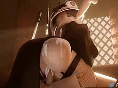 Roblox Egirl's Naughty Self Anal Tease with Cock Suck