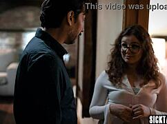 Sweet big tits teen student leana lovings seduces administrator for rough cock fuck