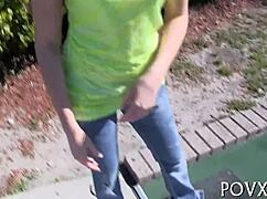 i narrate hot nikki lavay's tight teen pussy taking rough hardcore pounding