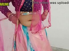Punjabi chubby ambiya teases with nude dance and subtle seduction moves