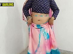 Punjabi chubby ambiya teases with nude dance and subtle seduction moves