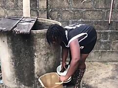 My Heart Races as Boyfriend Fucks Me by the Well Side