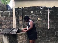 My Heart Races as Boyfriend Fucks Me by the Well Side