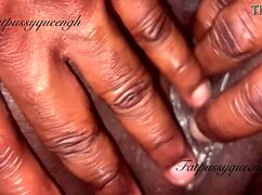 teasing stepmom's pussy wide for savage doggy pounding