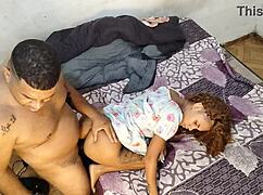 Teen fucks stepdad raw best friend of her boyfriend!