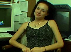 this cute girl sucks cock like a horny pro