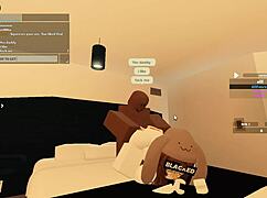 roblox teen bent over for bbc doggy cowgirl deepthroat gangbang