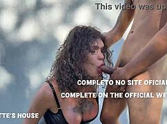 peão's huge cock slides balls-deep into sabrina prezotte's tight trans ass