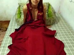 doctor's thick thermometer checks fever and leaves me dripping wet cured