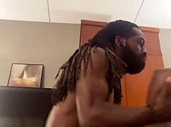 pounding that fat ebony ass doggystyle into bed