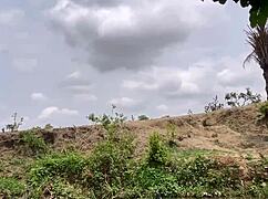 Chubby Girlfriend's Huge Ass and Tits Worshipped Deep in Forest Adventure