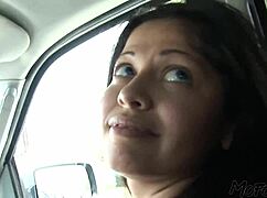 busty amateur milf chokes on daddy's monster cock for sloppy facial finish