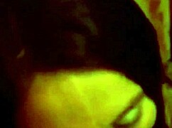 latina spits on huge tits while fucking hubby's cousin as he cleans plaza