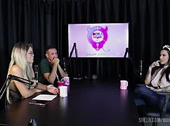 lexi mallet and bruna carlos in sheer red bora cast compilations with cuckold fun