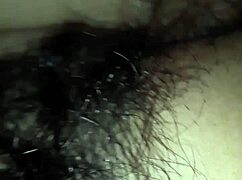 Wife's pussy floods with juices during intense pounding session