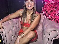 Wife Released at Party for Cuckold Blowjob and Ass Play