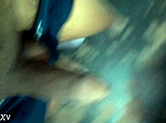 Hot handjob with dirty moaning voice driving him wild!