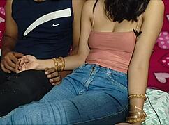 cute indian tempts best friend into hardcore pounding session