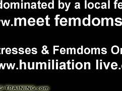 Eat Your Cum Now in This Femdom CEI Session