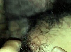 Wife's pussy floods with juices during intense pounding session