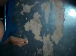 Hot handjob with dirty moaning voice driving him wild!