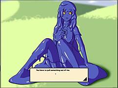 SLIME GIRL RIPS OFF HER CLOTHES IN MONSTER PUSSY STRIPTEASE GAME INCURSION PART 1