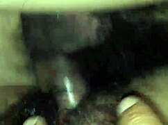 Wife's pussy floods with juices during intense pounding session