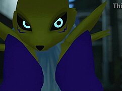 oh god renamon you're gettin railed sooo hard out in public like everyone can see your furry ass bouncin wild... i mean damn girl