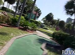 wanna watch this tiny tit teen slut suck cock n get hardcore pov fucked?!