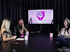 lexi mallet and bruna carlos in sheer red bora cast compilations with cuckold fun