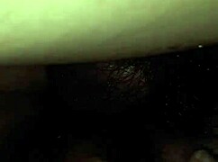 Wife's pussy floods with juices during intense pounding session