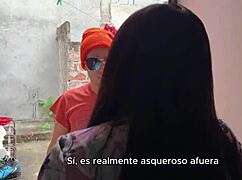 Sexy Latina Amateur Fucks Delivery Guy's Big Cock Anal