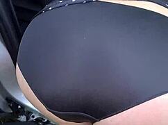 you see this fat ass milf get spanked hard chubby cheeks jiggle