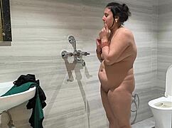 Steamy Shower Fuck with Big Tits Asian Housewife