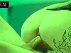 stepmom rides stepson dick missionary moans loud licks cum off ass after wild pounding