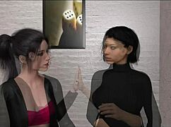 Big ass and tits take a wild leap of faith!